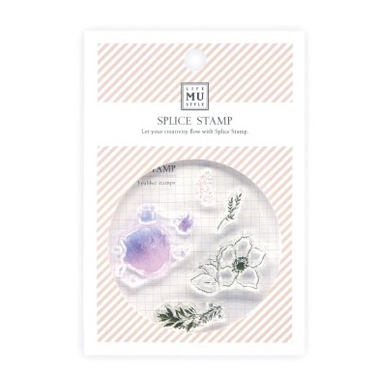 Miccudo 콜라주 클리어 스탬프 (1. Flower Sleepless)