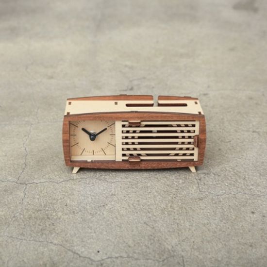 [WOODSUM/우드썸] 레트로라디오시계