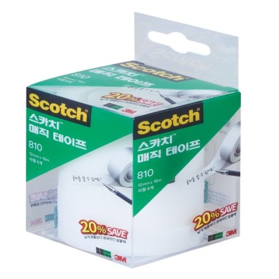 3M 스카치™ 매직테이프 리필 810R 세이빙팩