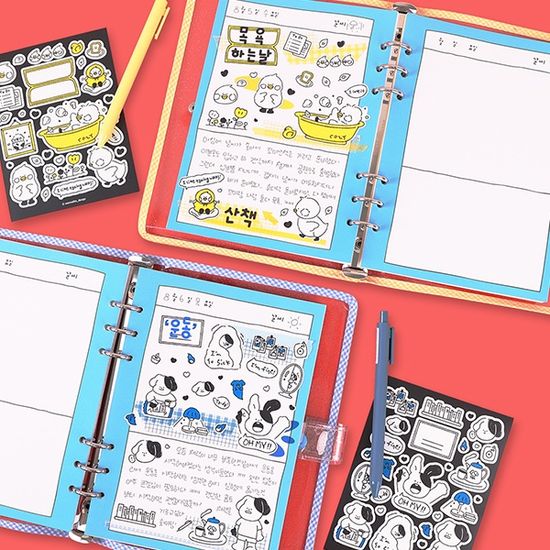 [A5] 끄적끄적 6공 다이어리 리필 속지