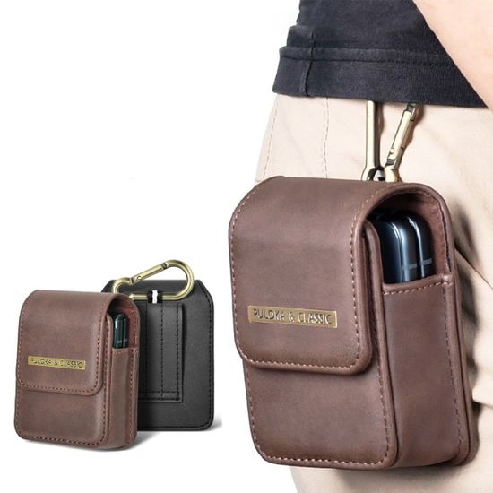 갤럭시 z플립 마그네틱 가죽 파우치 링 고리 케이스