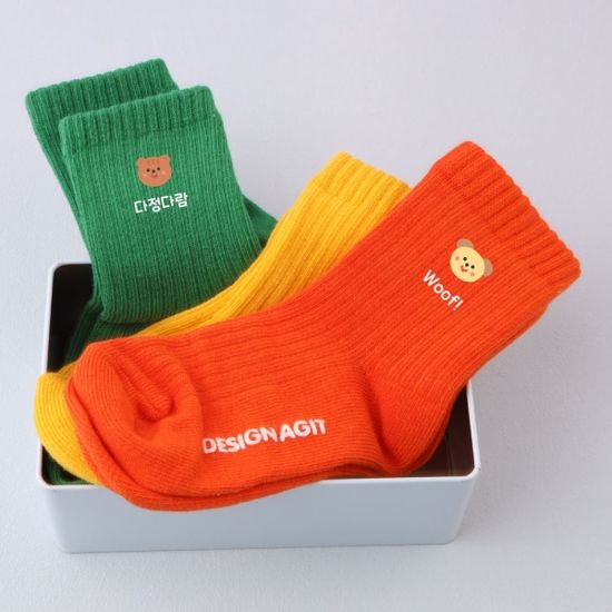 [주문제작]키즈 비비드 양말킨더페이스