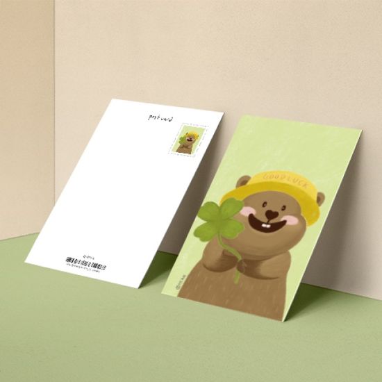 캘리엠 엽서 P2303YA - QUOKKA 이쁜엽서 동물캐릭터