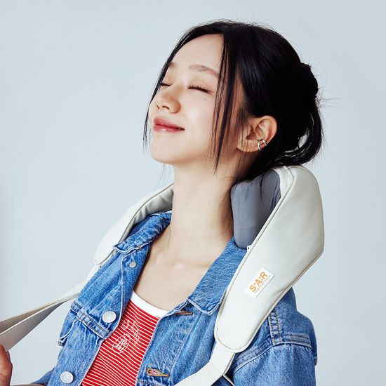 스파알 포터블 목어깨 마사지기 블랙라벨 2400