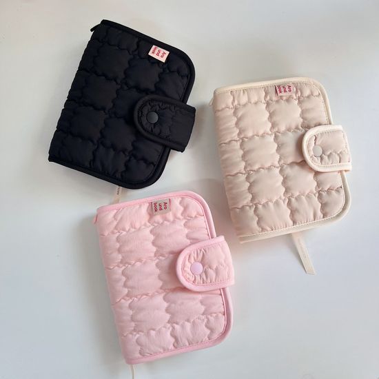 셔링누빔 북커버  