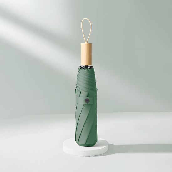 PASTELLA 우드 3단 수동 암막 양우산 PS13(UPF50+)