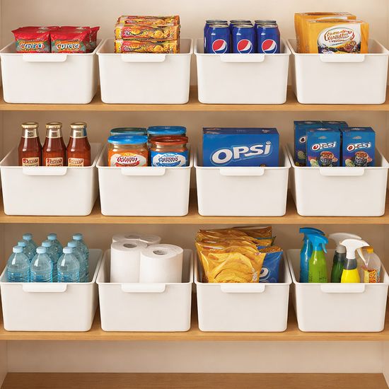 그립 바스켓 S M L 4P 수납 손잡이 정리함 바구니