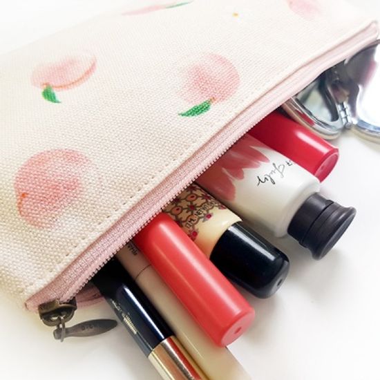 PEACH PENCIL CASE