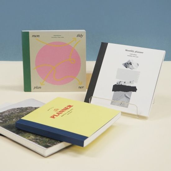 오첵 O-CHECK 스퀘어 만년다이어리 먼슬리 플래너 