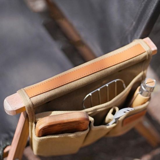 썬딕 캠핑체어 멀티사이드 소품보관 포켓주머니2color