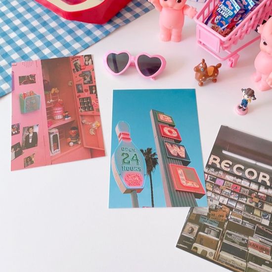 80s 빈티지 포토그래퍼 엽서 세트(25장 1세트)