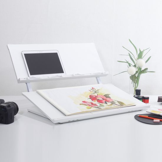 위너 눈높이 화이트 60 슬라이드 2단 독서대