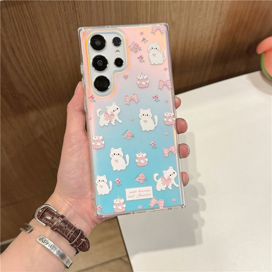 갤럭시 s25 s24 s23 커플 동물 캐릭터 자개 폰 케이스