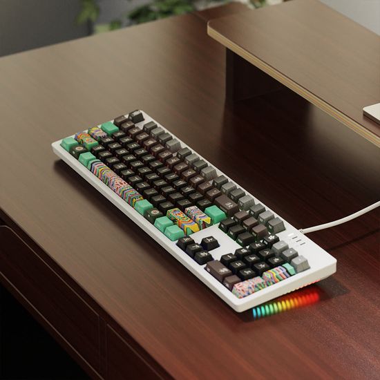 시이닷 단청 유선 LED 기계식 키보드