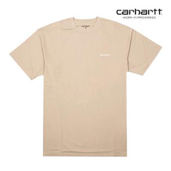 칼하트WIP S/S Script Embroidery T-Shirt (Wall)