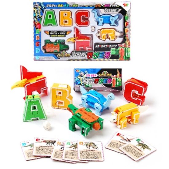 데코앤 다니오테라 알파벳 변신로봇 세트