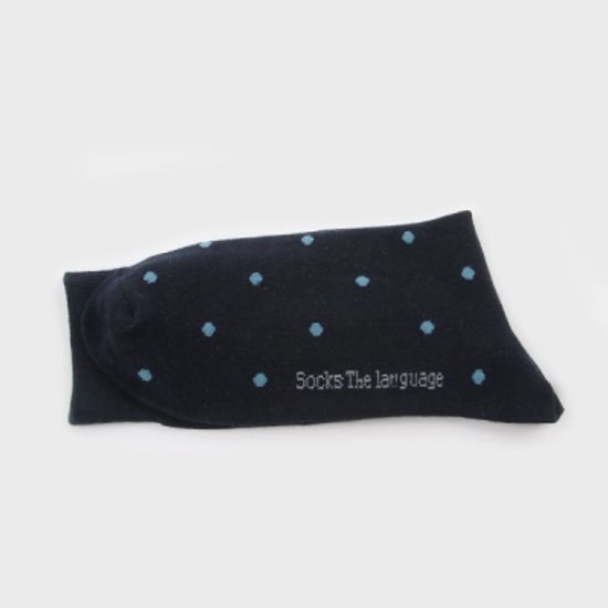 위트 도트 패턴 양말