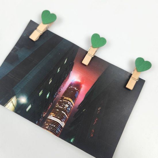 인테리어 사진집게 그린(WF06340)