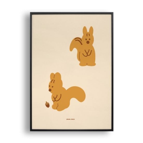 my little friend / 일러스트 액자