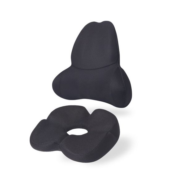 베네폼 메모리폼 허리쿠션 방석 세트 허리업+힙업