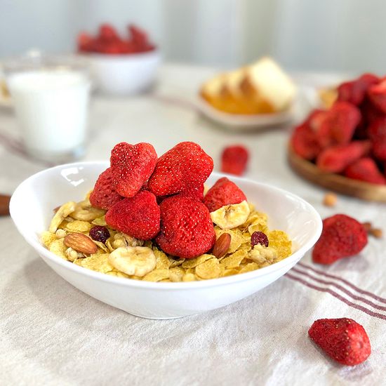 동결건조 과일칩 아기간식 새콤달콤 딸기칩 100g