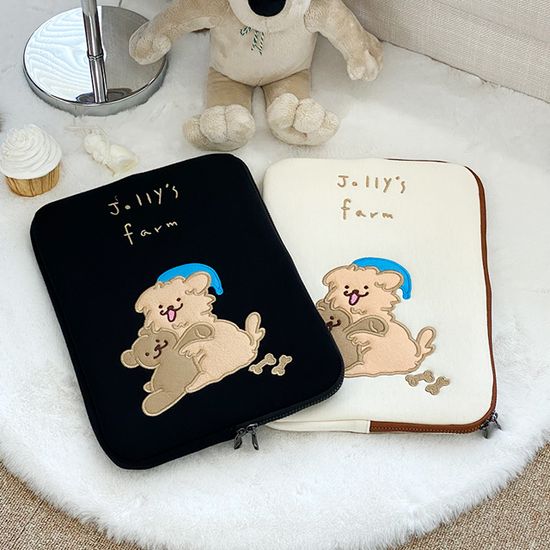 몽몽베어 아이패드 노트북 파우치 맥북 태블릿 가방