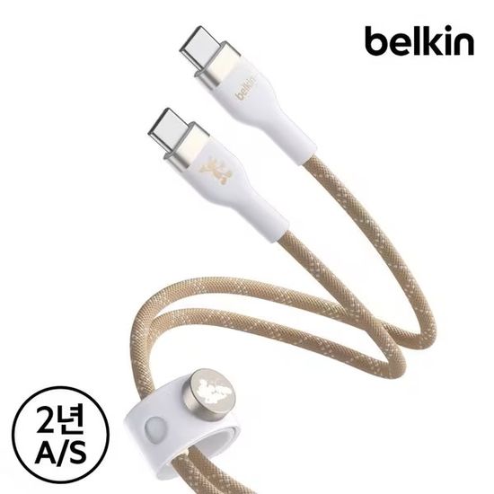 벨킨 스타 미키 C to C 고속 충전 케이블 CAB011WG