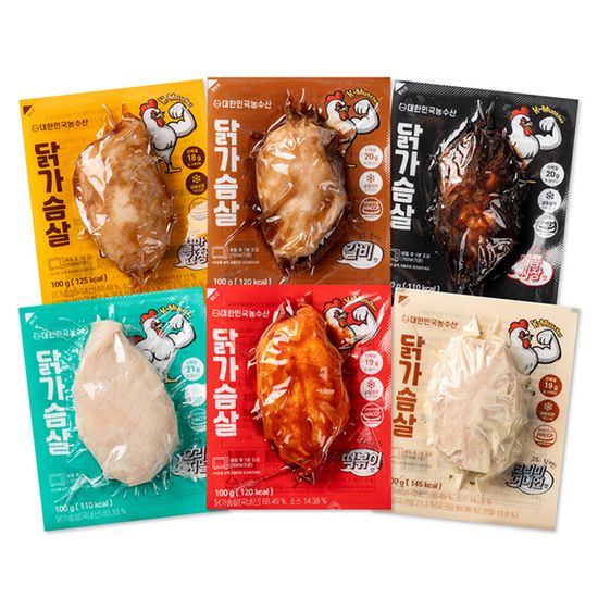 스팀 닭가슴살 소스 맛별 10팩