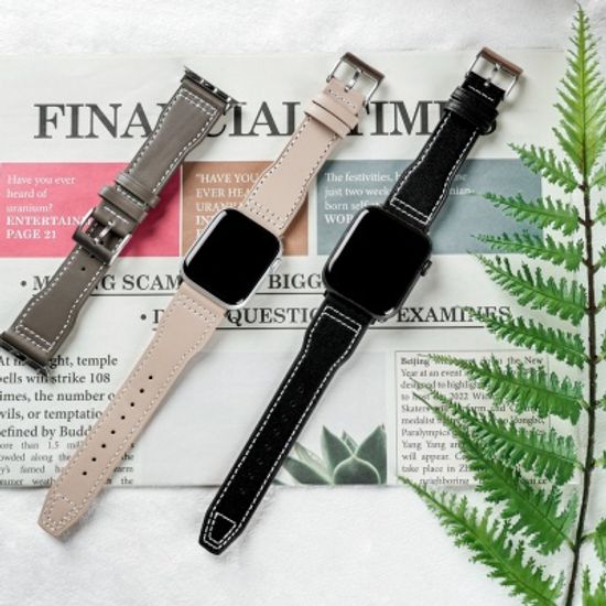 [오늘도착/필름증정]애플워치 블랑스티치 가죽 스트랩