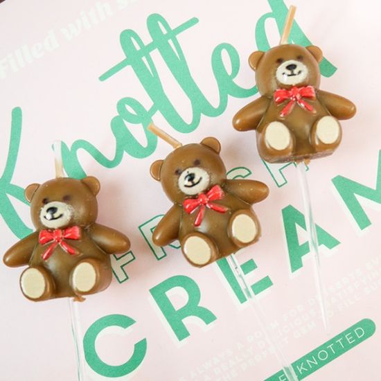 미니 파티 초 곰돌이/토끼