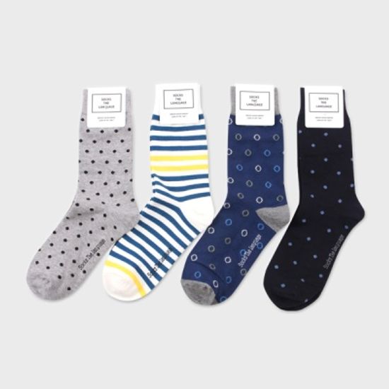 피콜로 양말 4SET