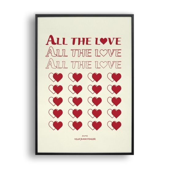 올더러브_아이보리 (Art Print) / 일러스트 액자