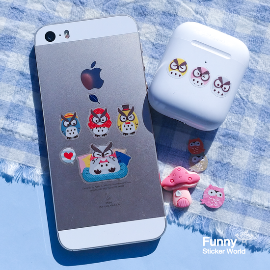 퍼니스티커 C570 안녕 이부 PVC 스티커