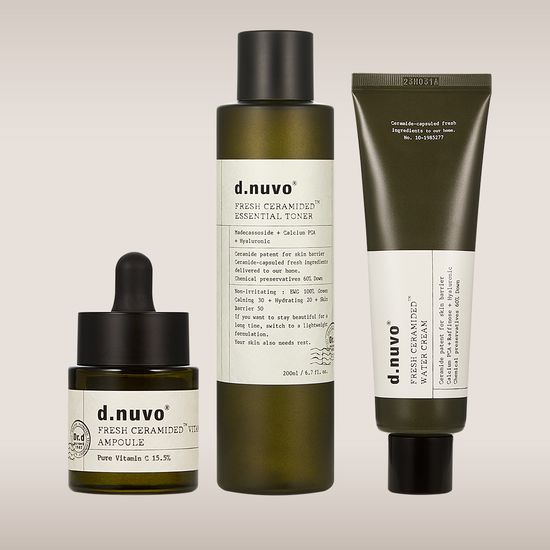 (3종세트) 디누보 에센셜 비타민씨앰플+토너+워트크림