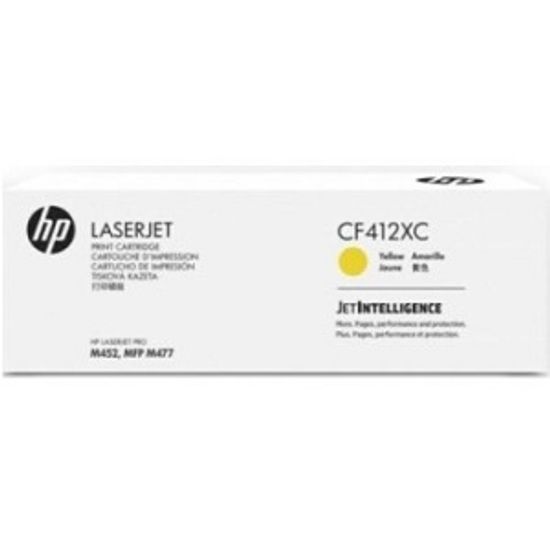 HP TONER CF412 XC 노랑 토너 NO 410 X TONER 5,000매