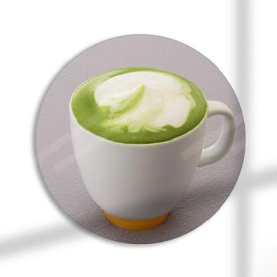 tg305-원형아크릴액자_녹차라테