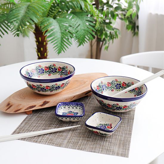 폴란드 아티스티나 면기중 소스종지 2인세트 6P 모음