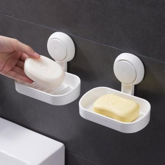 아이정 푸시형 후크 비누 받침대 흡착 소품걸이