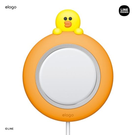 엘라고 라인프렌즈 맥세이프 충전기 실리콘 케이스 