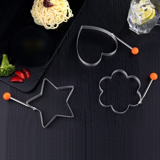 [쿠킹스]후라이 계란틀 3종세트/달걀 모양틀 후라이틀