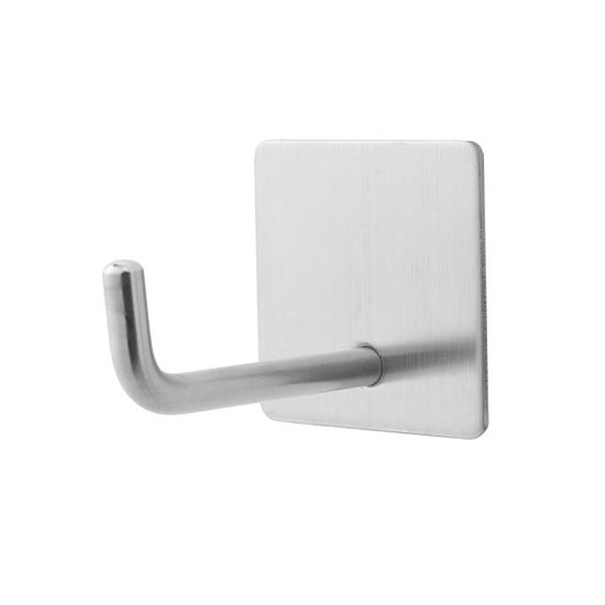 스텐 사각 벽걸이 후크 / 접착식 벽고리