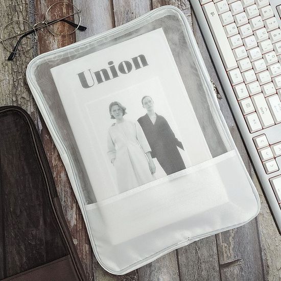 A4서류정리함 투명 메쉬 파일 문서백(WC88A4A)