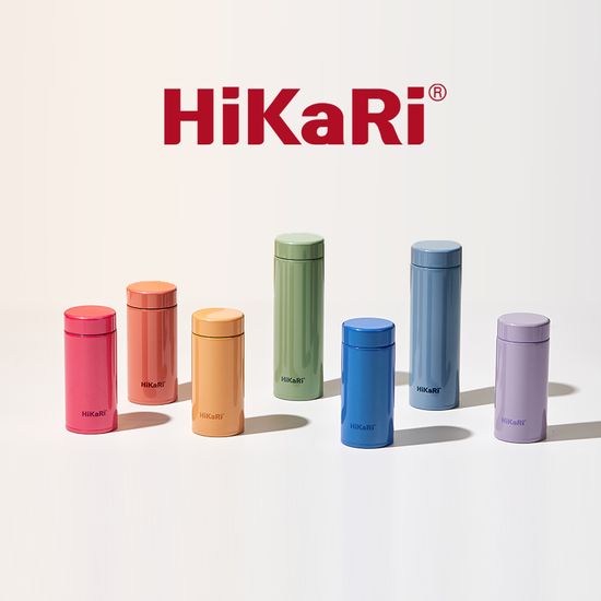 히카리 미니 소형 보온병 스텐 텀블러 레인보우 200ml