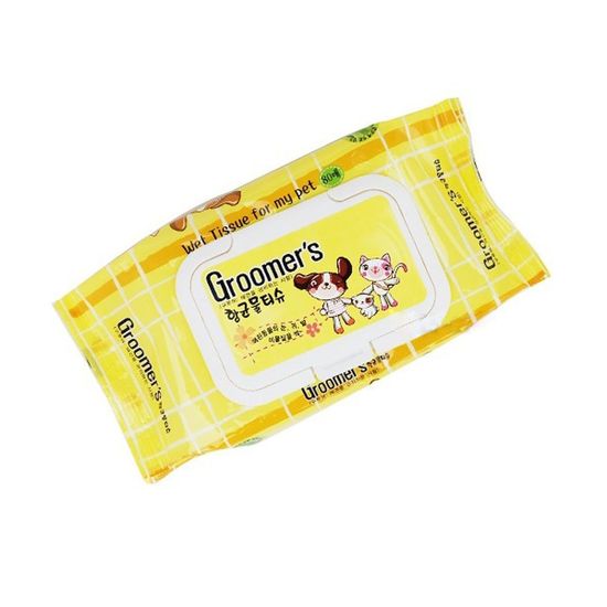 강아지 물티슈 그루머스 80매 물티슈(WFGD2D2)
