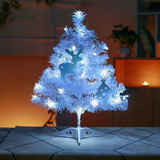 [도토로]은하수 30구 투명선 피켓 LED 백색전구(2.7m)