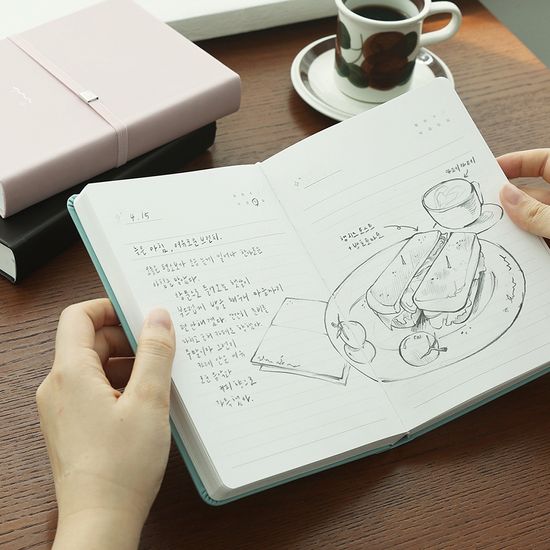 잔물결 1년 일기장 다이어리 ver.2