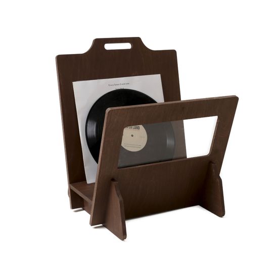 먼-동 자작 다용도 레코드판 거치대 LP 수납 정리 