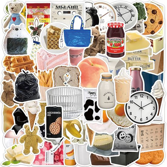 다꾸 폰꾸 리무버블 스티커 세트 No.S2 60장 세트