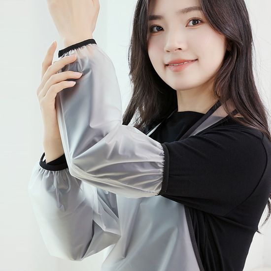 반투명 방수 팔토시(화이트)