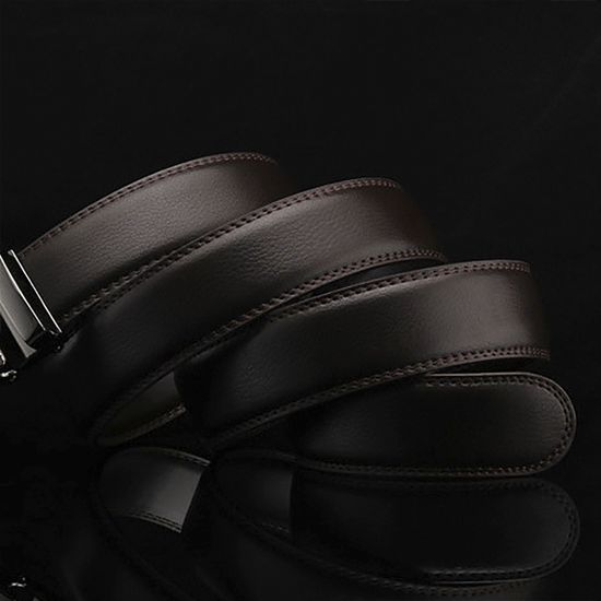 [아일렌] 1+1 특가 남성 소가죽 자동버클 벨트 4종